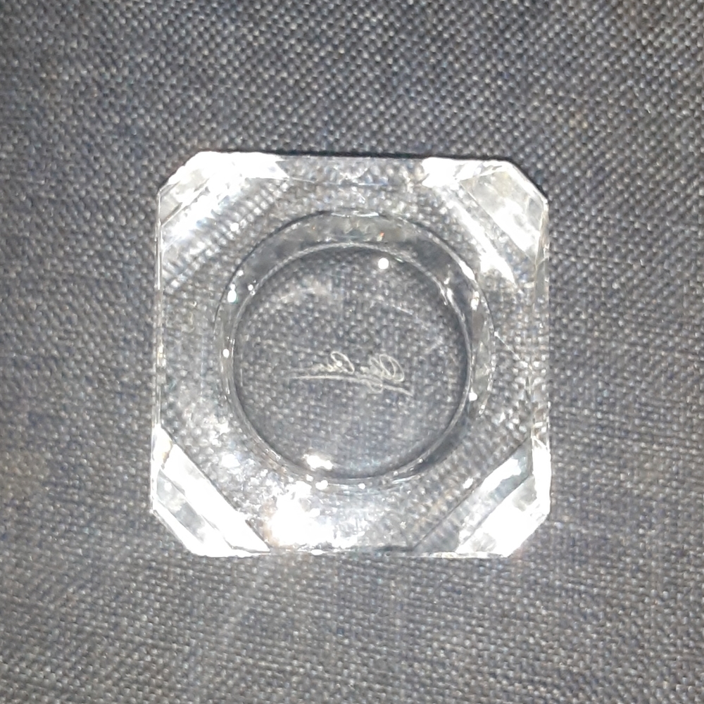 Crystal tea light holders